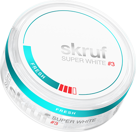 Skruf Super White Fresh Strong #3 Slim Strong